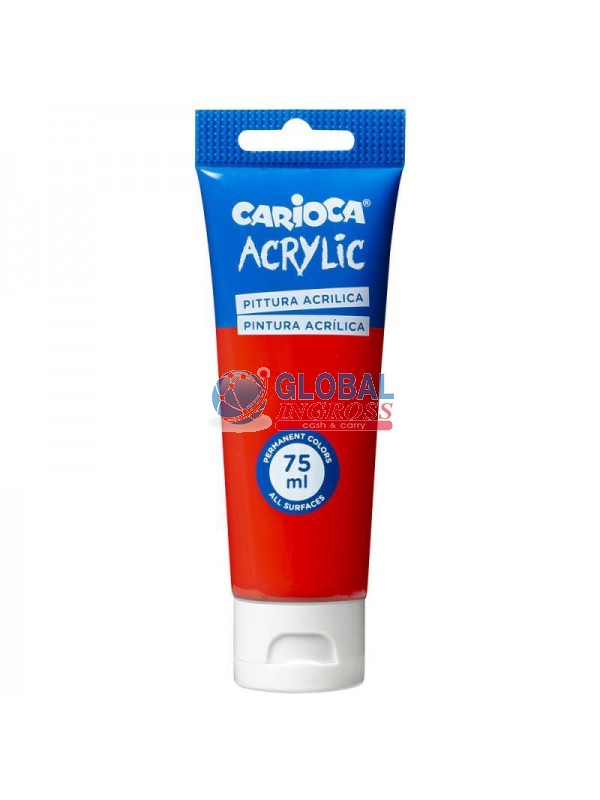 TEMPERA ACRILICA 75ml ROSSO VERMIGLIONE