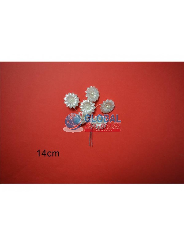 SPILLONE 6 FIORI PERLE