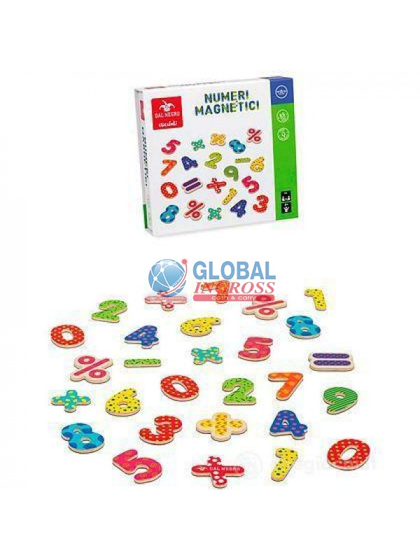 NUMERI LEGNO MAGNETICI