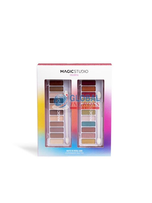 PALETTE STUDIO COLORFULMATTE vs METAL EYESHADOW