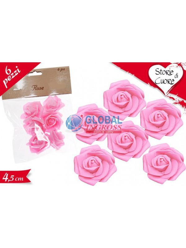 BUSTA ROSE 6pz ROSA