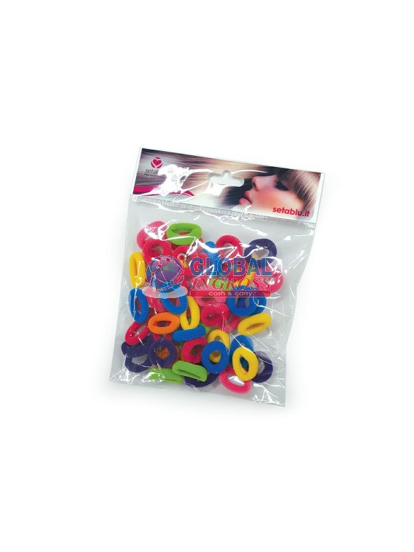 ELASTICI MINI COLORATI 50pz