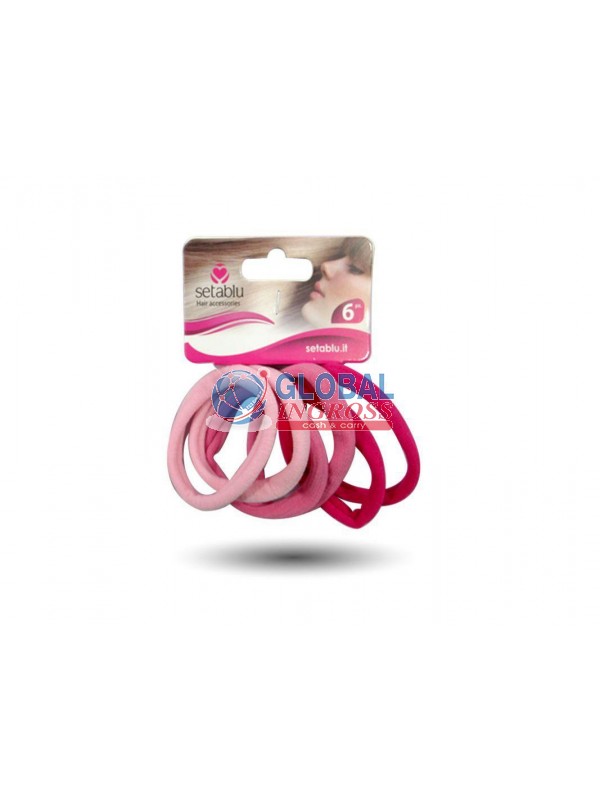 ELASTICI 6pz PINK SHADES