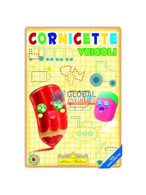 LIBRO DIDATTICO CORNICETTE VEICOLI