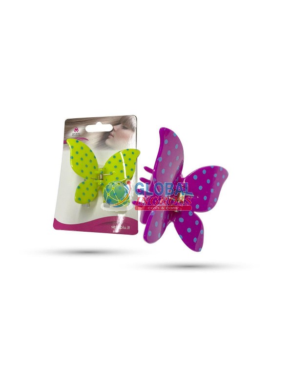 PINZA HAPPY BUTTERFLIES7cm COL.ASS.