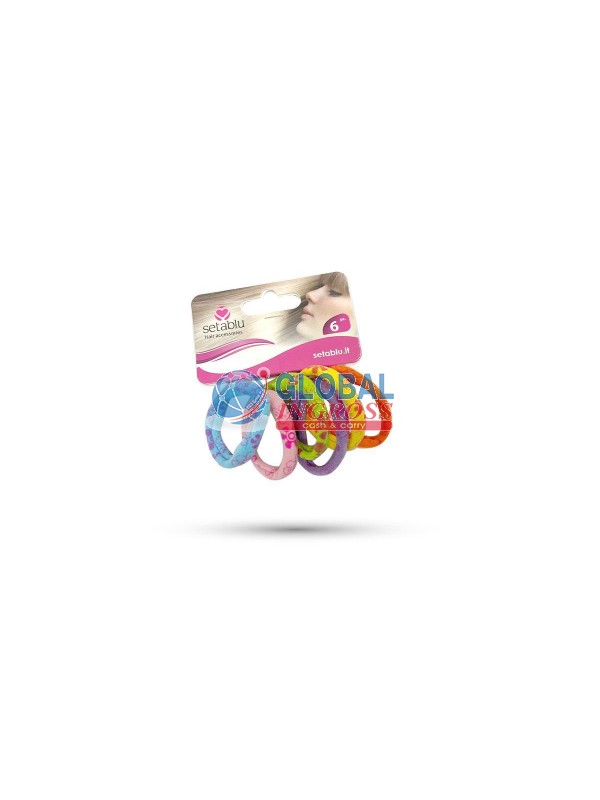 ELASTICI CAPELLI MAGIC FLOWER 6pz COL.ASS.