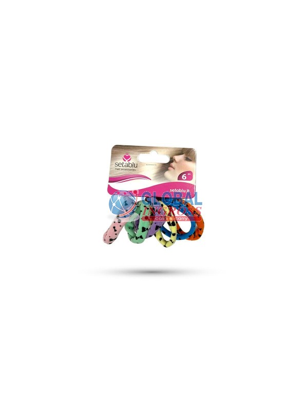 ELASTICI CAPELLI MAGIC SPOTS 6pz COL.ASS.