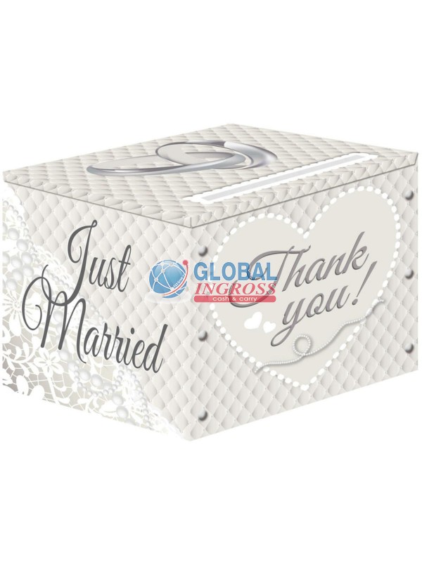 SCATOLA PORTASOLDI NOZZE 30x30x25