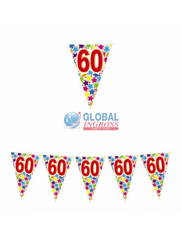 BANDIERINE 60 ANNI STARDUST 6mt