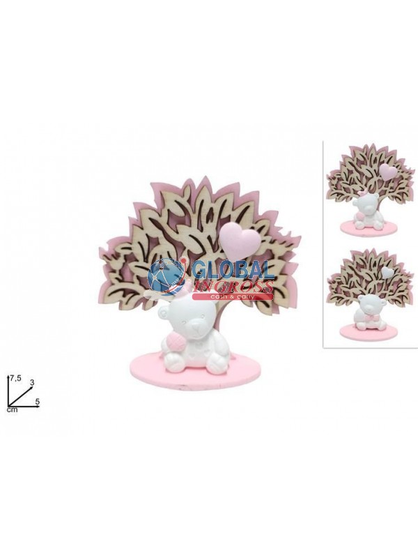 ORSETTO ROSA C/ALBERO VITA
