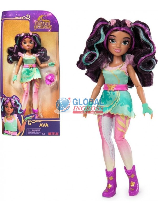 UNICORN ACADEMY DOLL AVA 24cm C/ACCESSORI