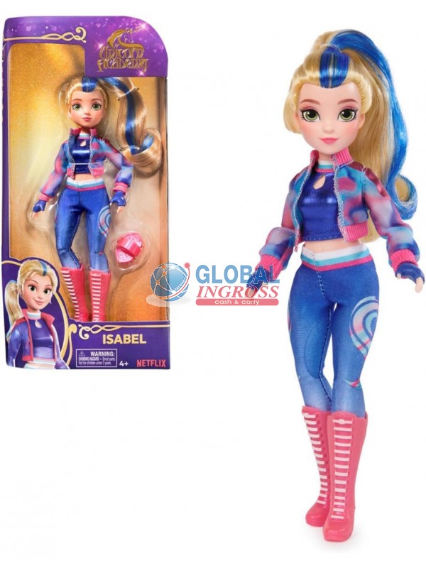 UNICORN ACADEMY DOLL ISABEL 24cm C/ACCESSORI