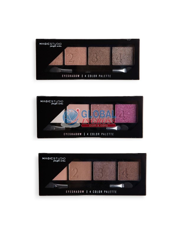 PALETTE MAGIC STUDIO EYESHADOW ASS. 4 COLORI