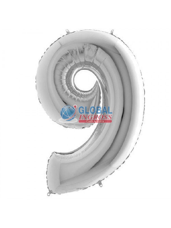 MYLAR NUMERO ARGENTO 9.