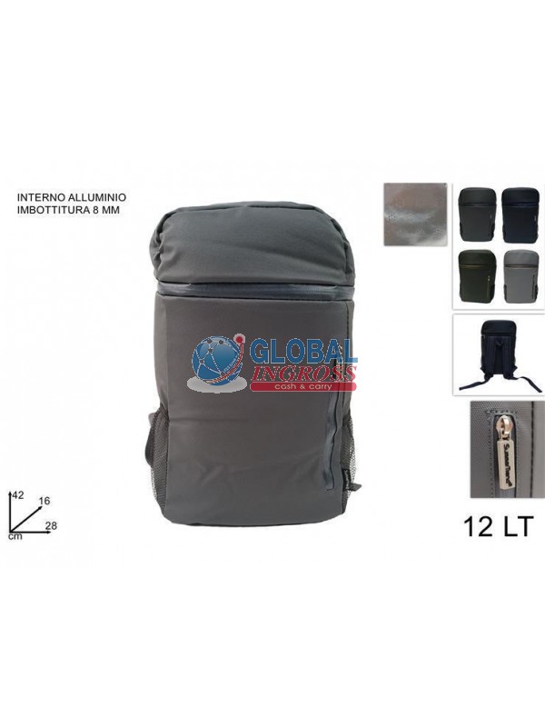 ZAINO FRIGO 12LT TESSUTO TECNICO C/TASCA