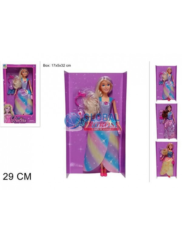 BAMBOLA 29cm CON ACCESSORI