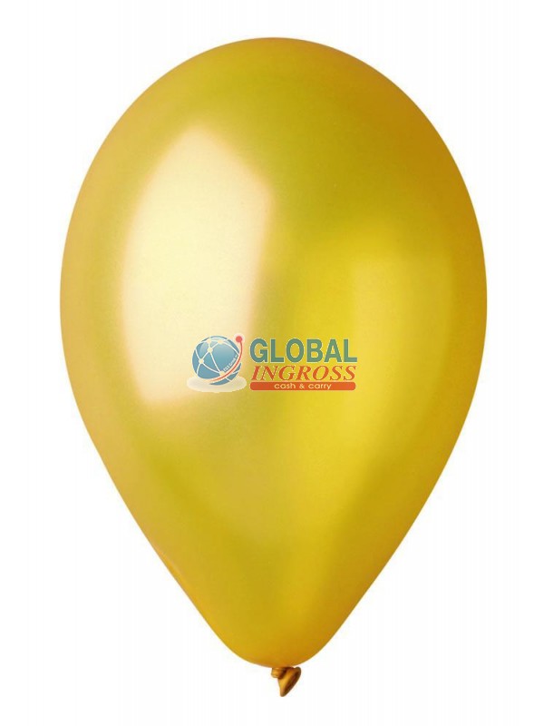 PALLONCINI MEDIUM 16pz ORO METAL 10'/26cm