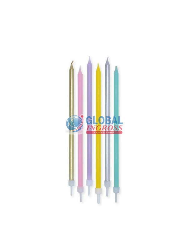 CANDELE MATITA SOFT RAINBOW 6pz