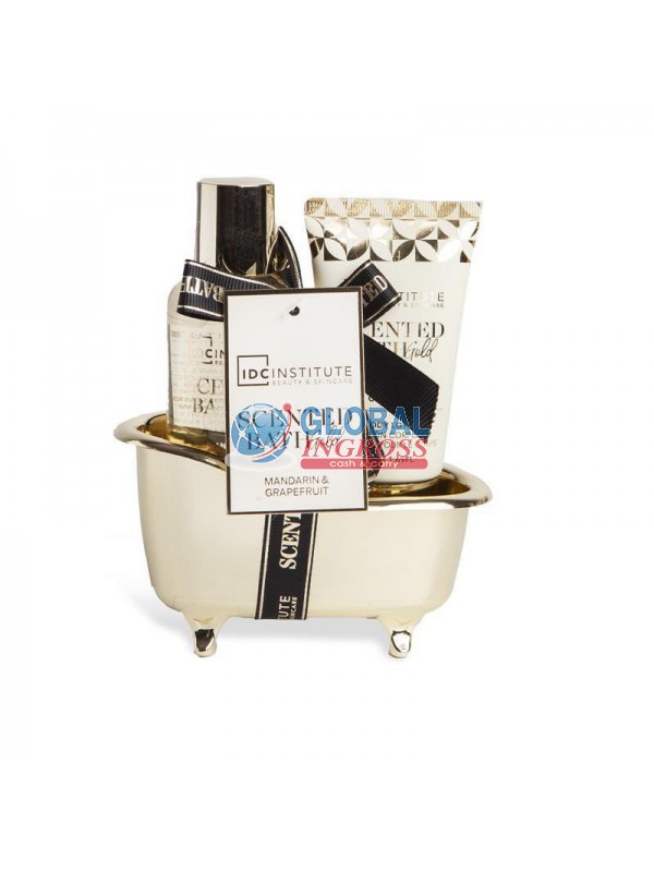 SET SCENTED BATHTUB 2pzMINI GOLD