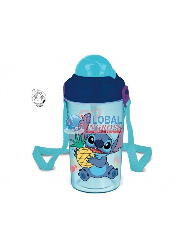 BORRACCIA C/TRACOLLA E CANNUCCIA PUSH UP STITCH 465ml