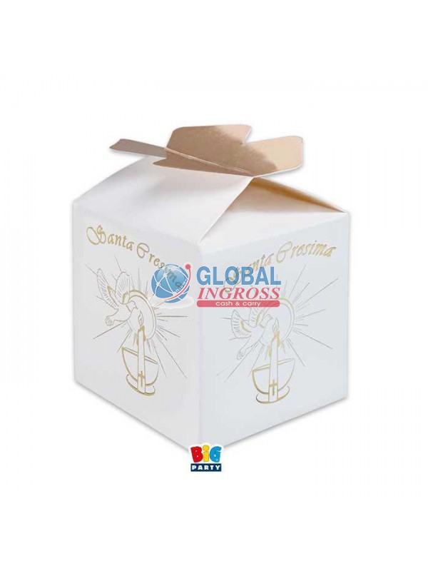 SCATOLA CUBO CRESIMA GOLD 5x5