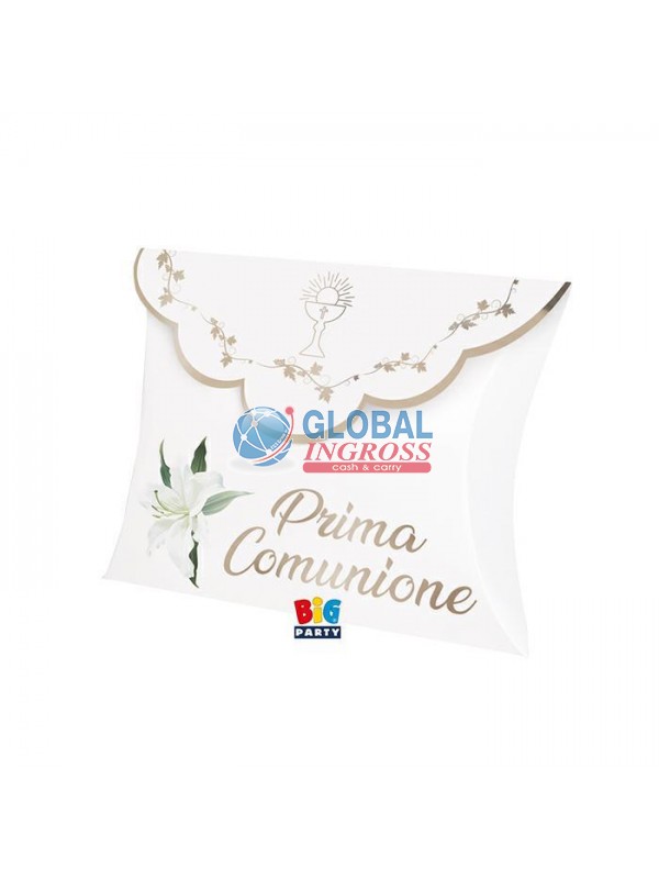SCATOLINA BUSTA COMUNIONE LILY 10x8x3.