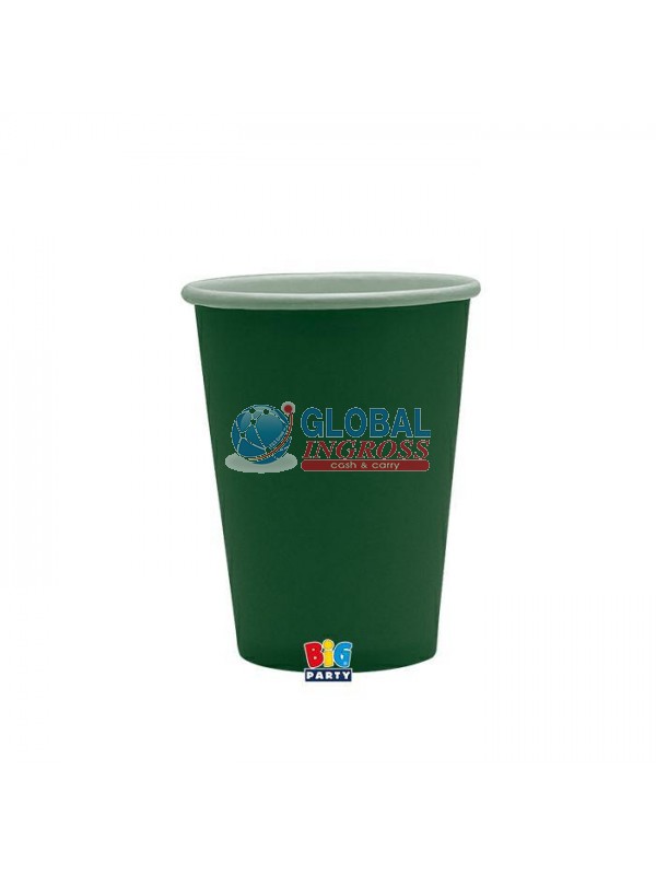 BICCHIERI ECOLOR VERDE FORESTA 200cc 25pz