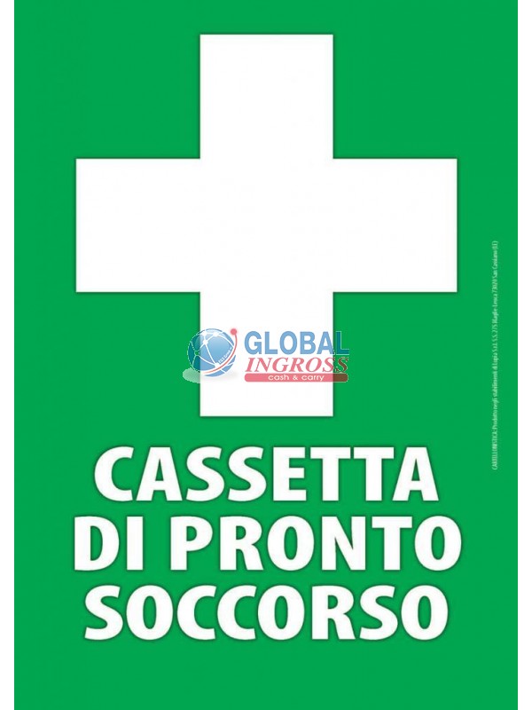 CARTELLO 22x31 CASSETTAPRONTO SOCCORSO