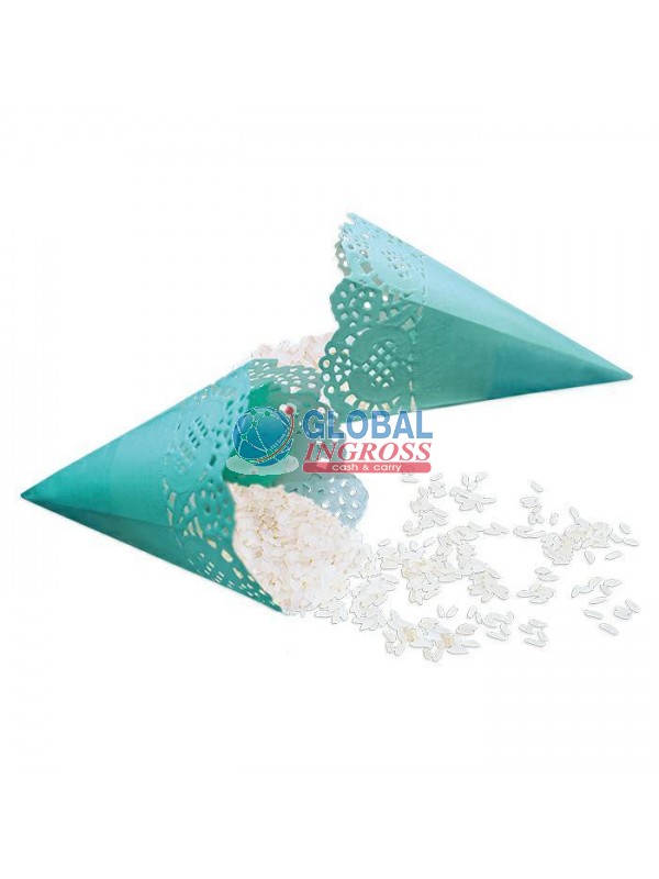 CONI MERLETTATI P/RISO TIFFANY 12pz