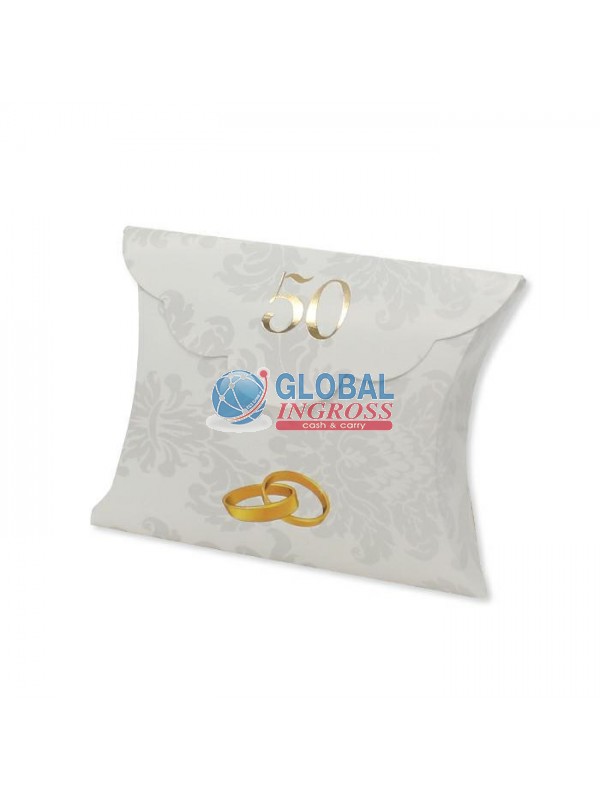 SCATOLINA BUSTA 50'ANNIVERSARIO 10x8x3