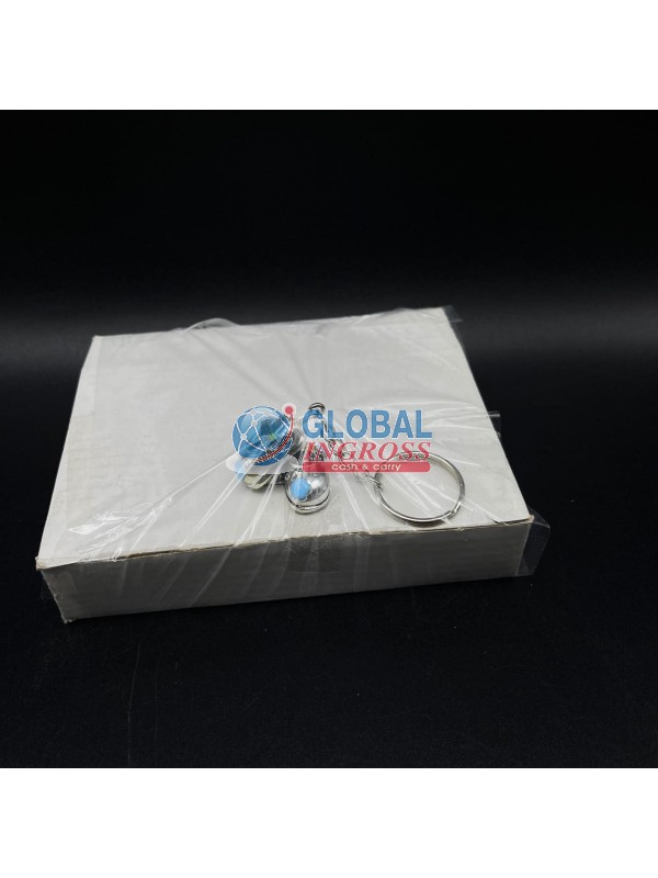 COPPIA SCARPETTA P/CHIAVI ROSA/CELESTE