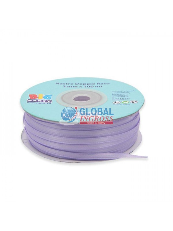 ROTOLO RASO 3mm 100mt LILLA