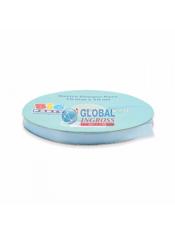 ROTOLO RASO 10mm 50mt CELESTE