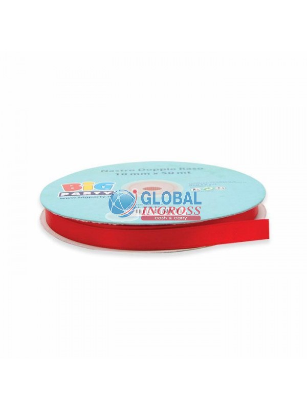 ROTOLO RASO 10mm 50mt ROSSO