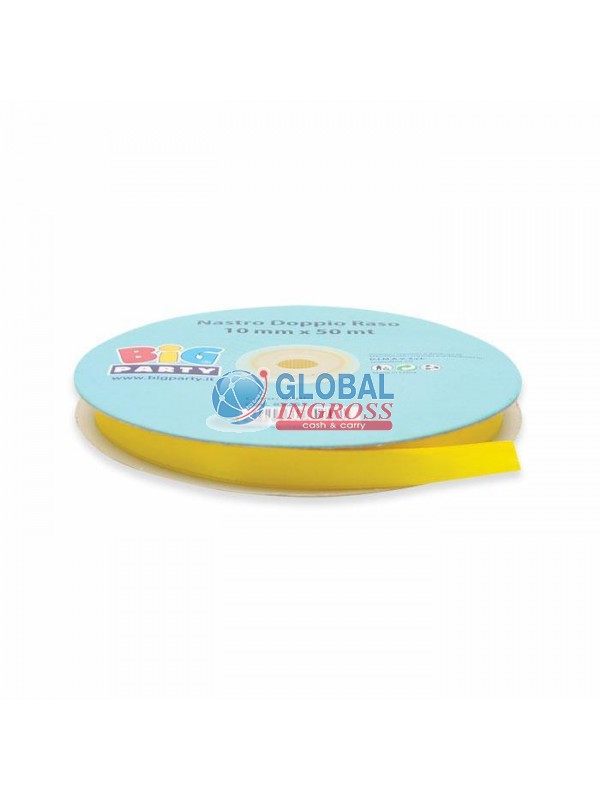 ROTOLO RASO 10mm 50mt GIALLO