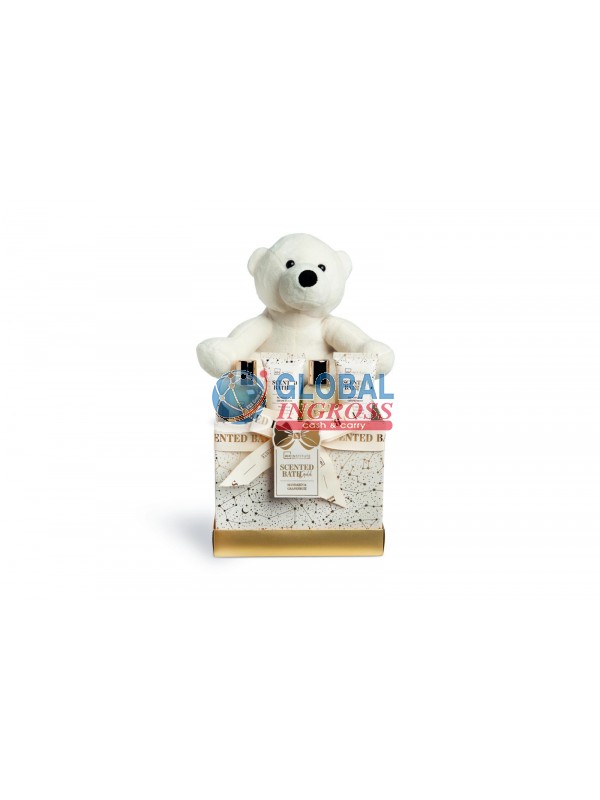 BOX SCENTED BATH GOLD TEDDY 5pz