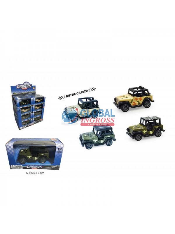 MODELLINO 1:50 FUORISTRADA SAVANA RETROCARICA