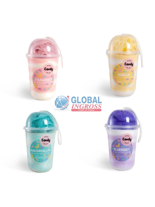 CANDY PACK 570gr SALI DA BAGNO + SPUGNA ass.