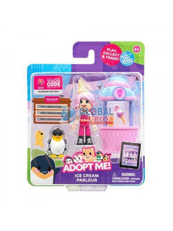 ADOPT ME GELATAIO 2 PERSONAGGI + ACCESSORIO DELUXE