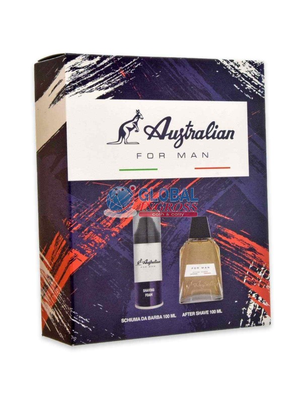 CONF. AUSTRALIAN BIANCOAFTER SHAVE + SCHIUMA BARBA