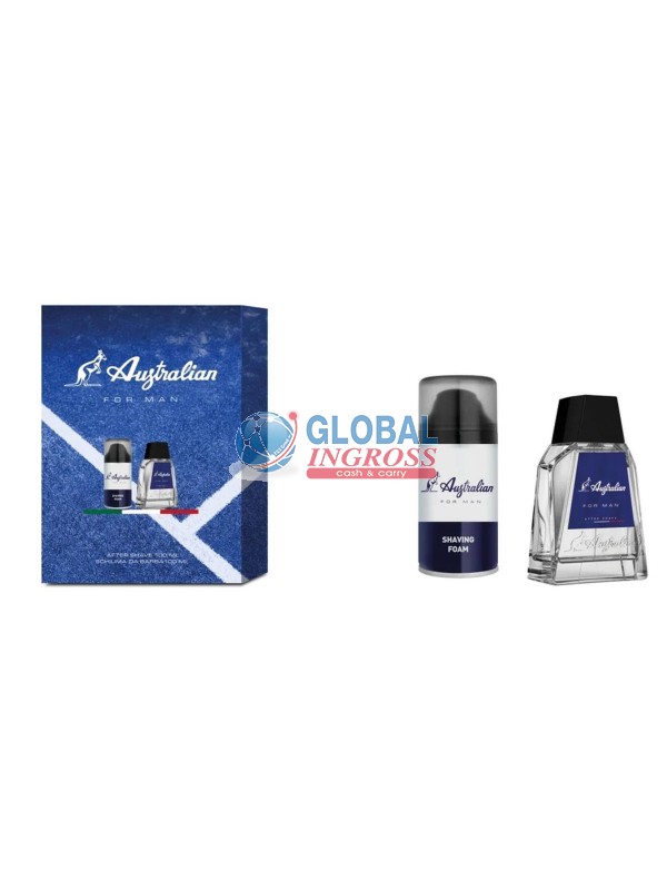 CONF. AUSTRALIAN BLU AFTER SHAVE + SCHIUMA BARBA