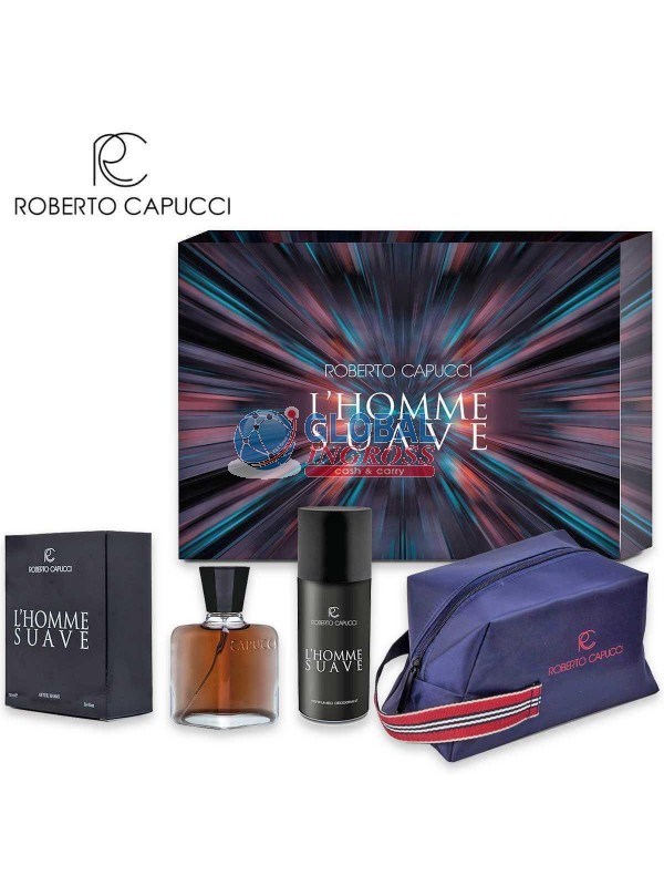 CONF. CAPUCCI L'HOMME SUAVE AFTER SHAVE +DEO +BEAUTY