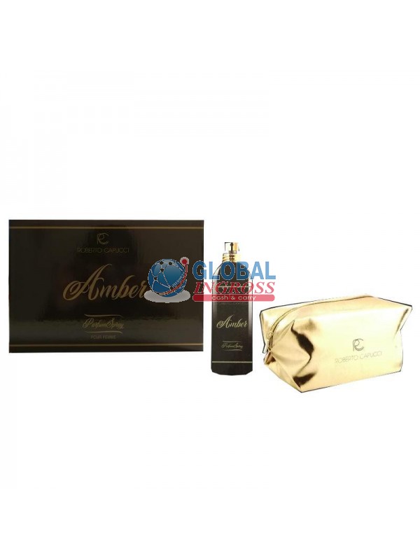 CONF. CAPUCCI AMBER EDT+ POCHETTE