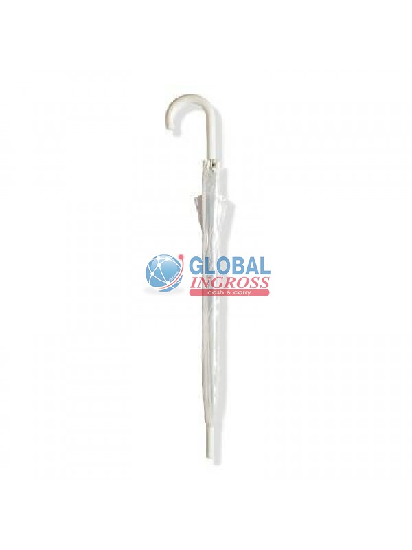 OMBRELLO LUNGO TRASPARENTE PVC AUTO