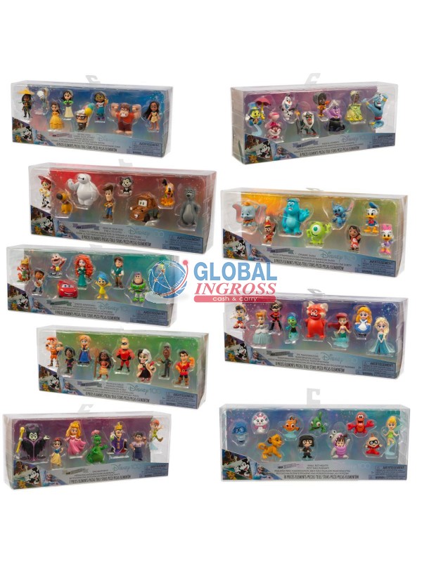 DISNEY 8 PERSONAGGI COLLECTIBLE ASS.