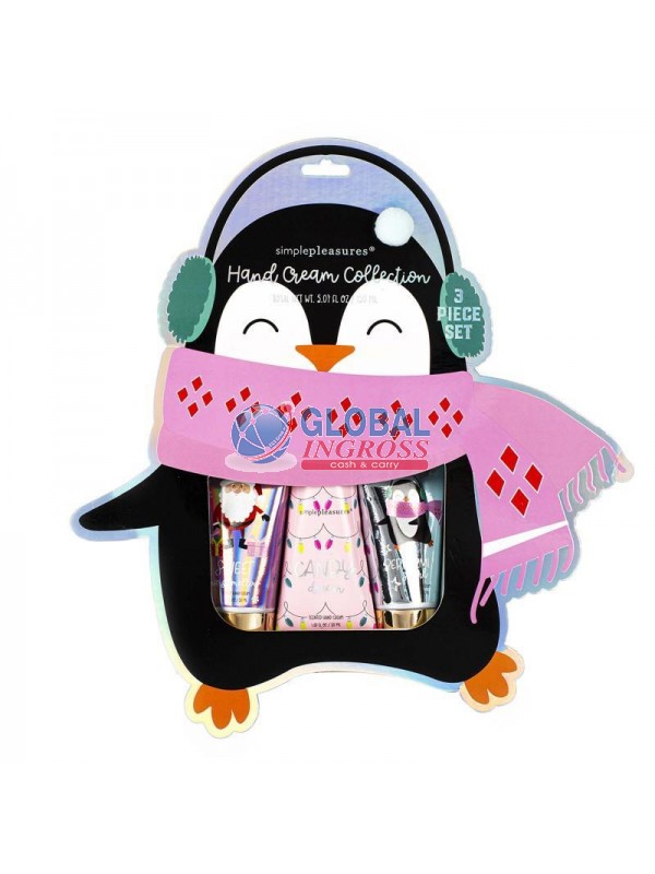 SET 3 CREMA MANI COLLECTION PINGUINO