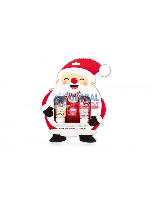 SET 3 CREMA MANI BABBO NATALE