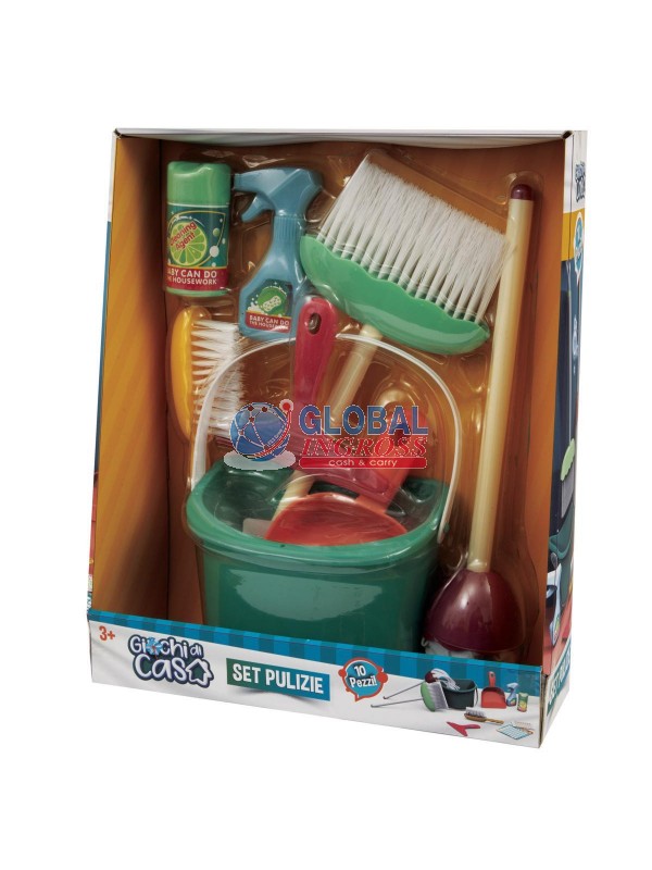 SET PULIZIE 10pz C/SECCHIELLO