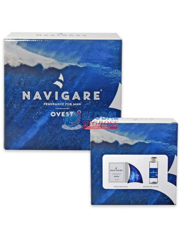 CONF. NAVIGARE OVEST AFTERSHAVE + SHOWERGEL