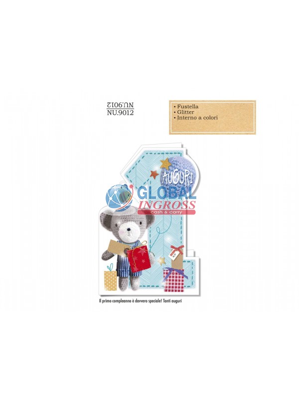 BIGLIETTO 1 ANNO BIMBO NUMERO